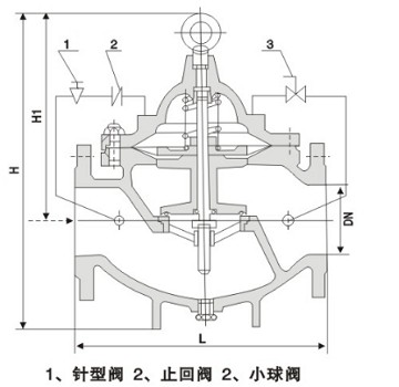 緩閉止回閥結(jié)構(gòu)圖