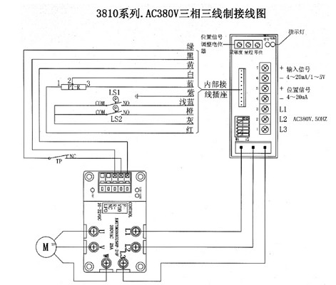 電動執(zhí)行器接線圖